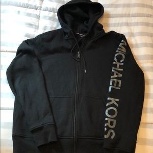 Michael Kors fleece zip up hoodie!  EUC!